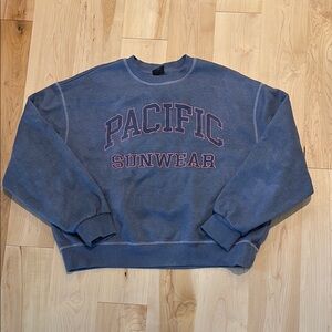 PacSun Blue Unisex Sweater